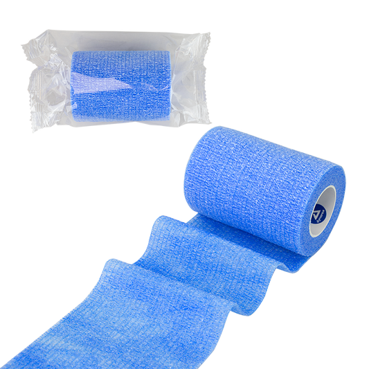 Dynarex Sensi Wrap Self-Adherent Latex-Free 1 inch x 5 yds Light Blue 30/cs medical supply