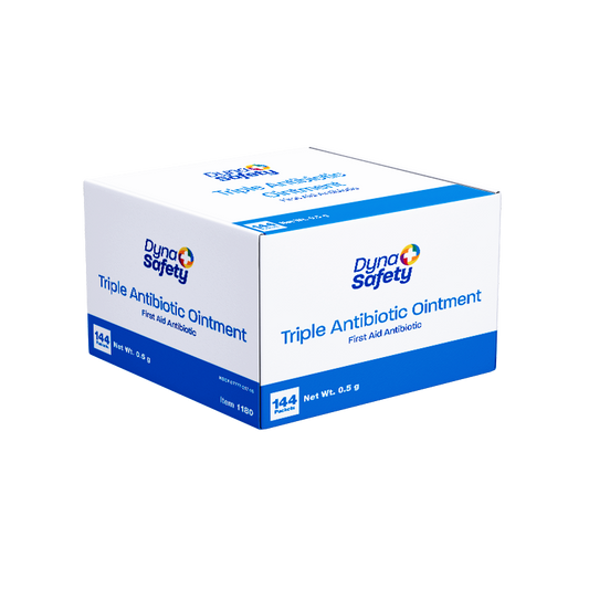 DynaSafety Triple Antibiotic Ointment 0.5g Foil Packet 12/144/cs medical supply
