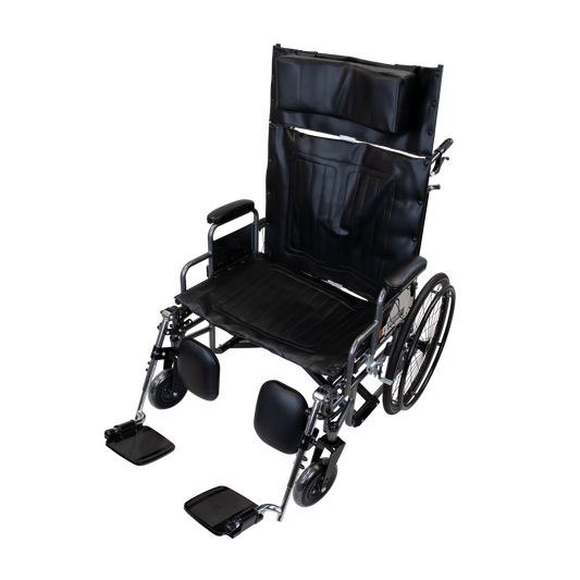 Bari+Max Bariatric Reclining Wheelchair with ELR 24 in medical supply