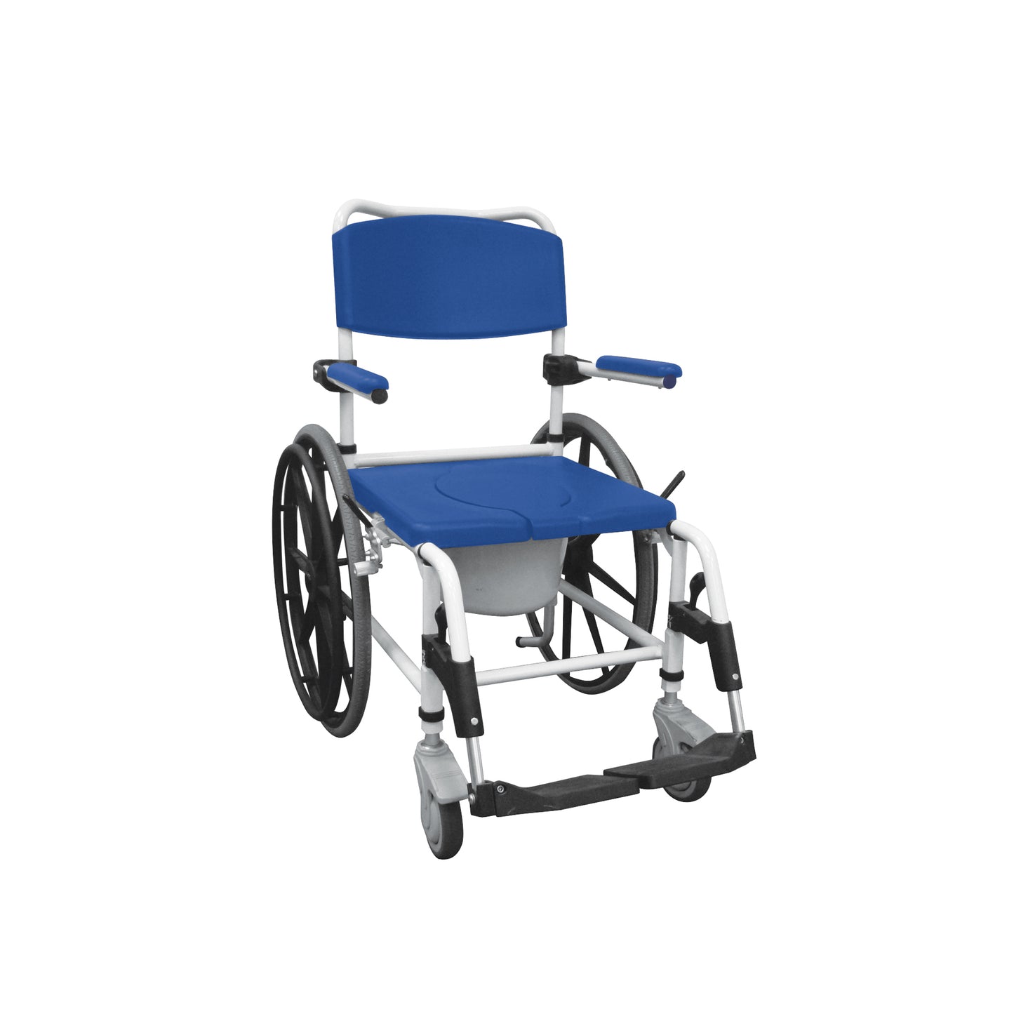 Drive Medical Aluminum Shower Mobile Commode Transport Chair medical supply