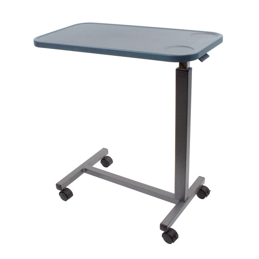 Dynarex Plastic Overbed Table Gray medical supply