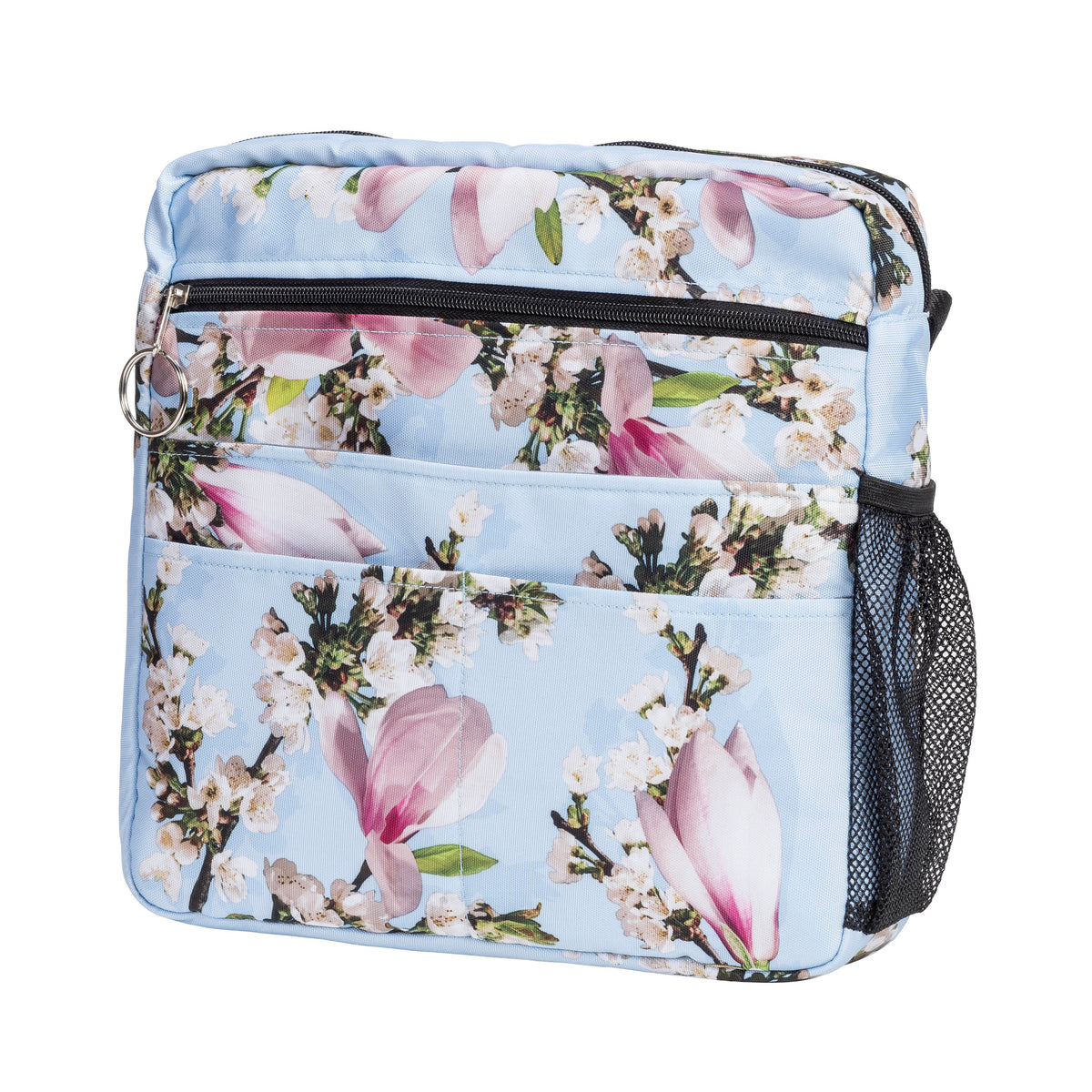 Drive Medical Universal Mobility Tote Blue Floral medical supply