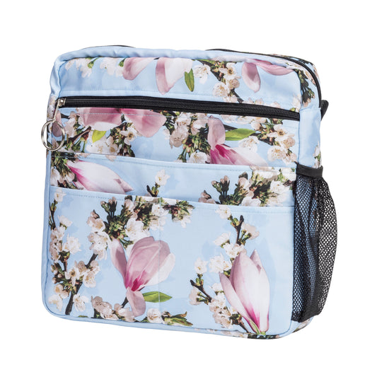 Drive Medical Universal Mobility Tote Blue Floral medical supply