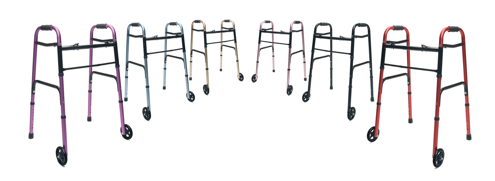 Graham Field Evrydy Wlkr W/whls Dual Rl Plu Adult, 1 Ea, Lumex medical supply view 2