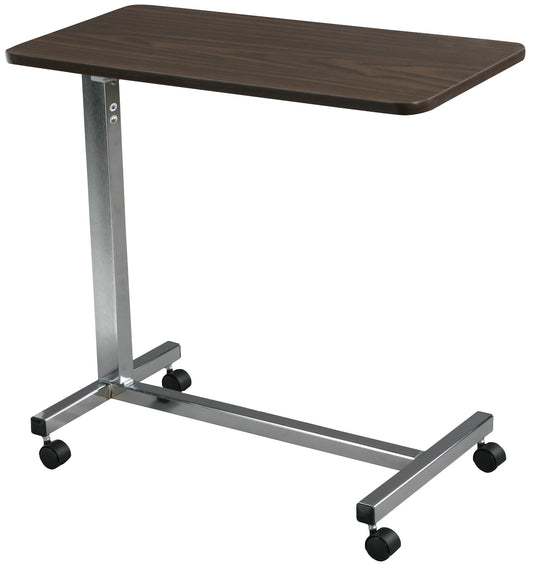 Drive Medical Non Tilt Top Overbed Table Chrome medical supply