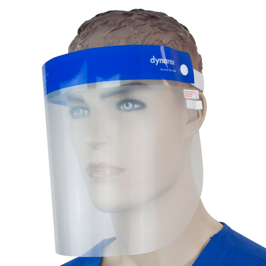 Dynarex Full Length Face Shield 40/cs medical supply