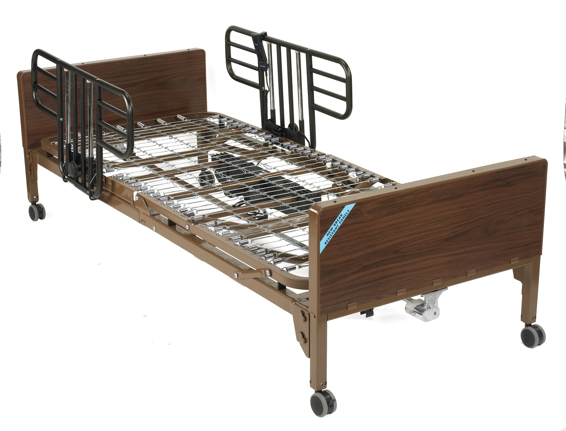 Delta Ultra Light Full Electric Hospital Bed with Half Rails, medical supply