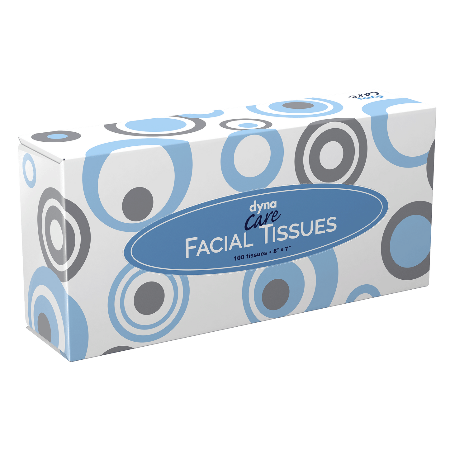 dynaCare Facial Tissues 8 x 7 in 30/100/cs medical supply