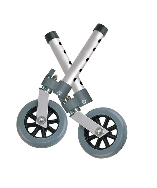 Drive Medical Swivel Lock Walker Wheels 5" 1 Pair medical supply