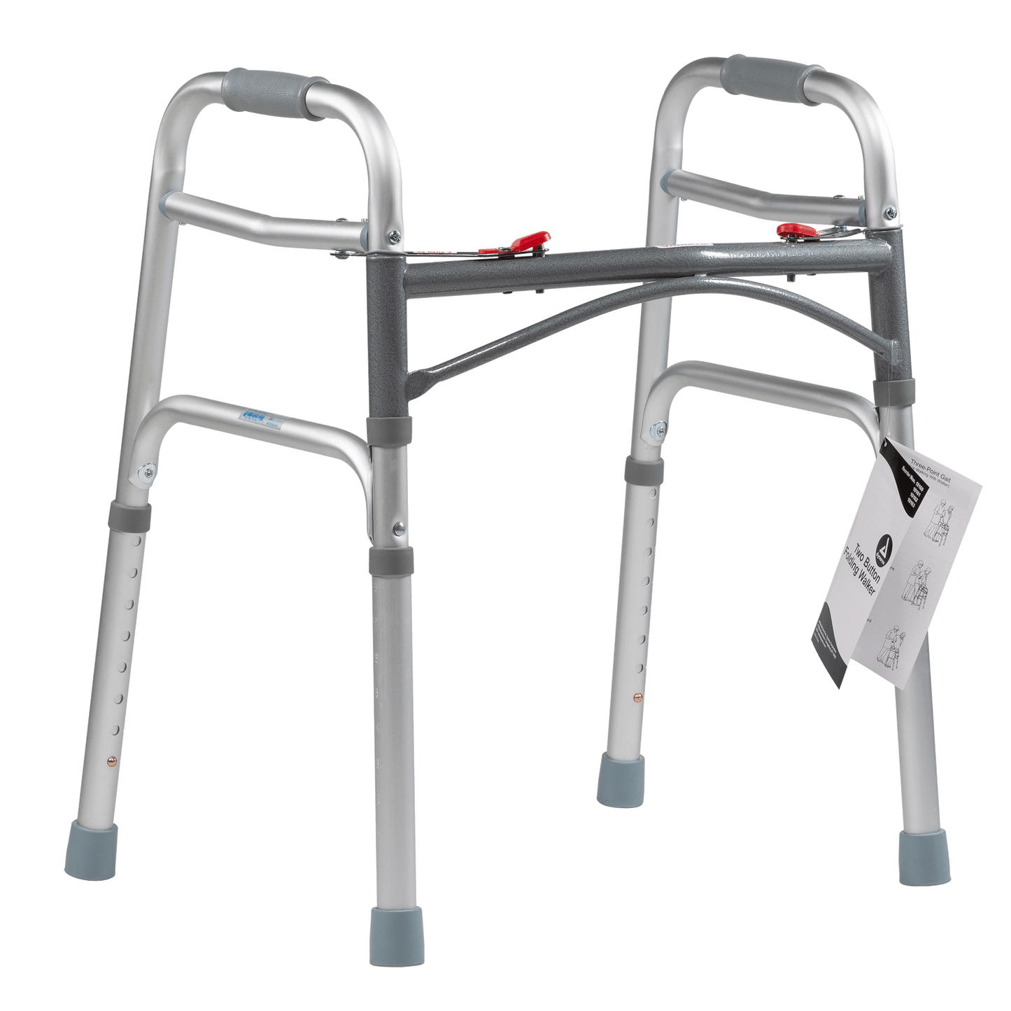 Dynarex Junior Two Button Folding Walker 25 to 32 inch medical supply