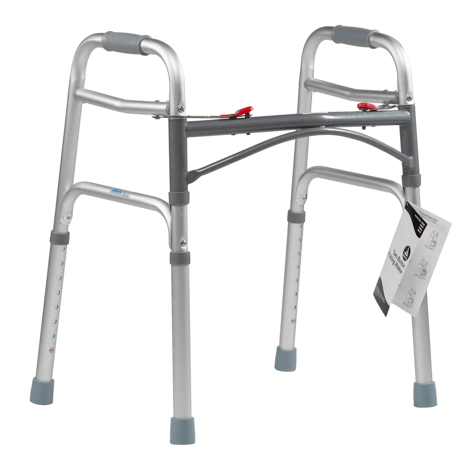 Dynarex Junior Two Button Folding Walker 25 to 32 inch medical supply