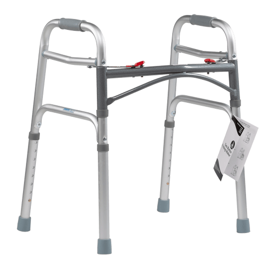 Dynarex Junior Two Button Folding Walker 25 to 32 inch medical supply