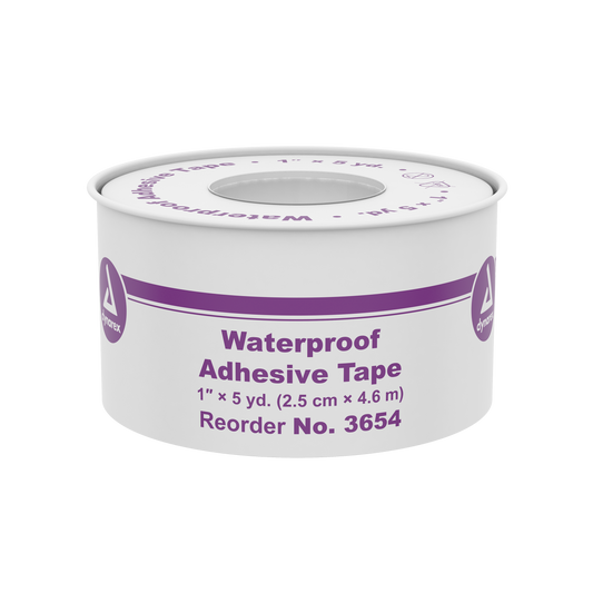 DynaSafety Waterproof Adhesive Tape 1in x 5 yd 48/cs medical supply