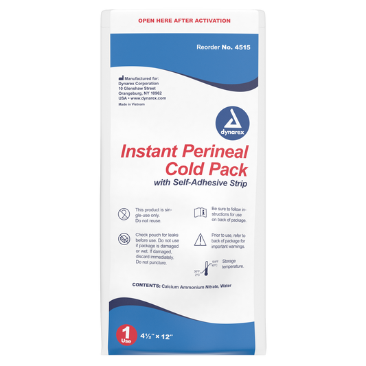 Dynarex Perineal Instant Cold Pack 4.5in x 12in Case of 24 medical supply