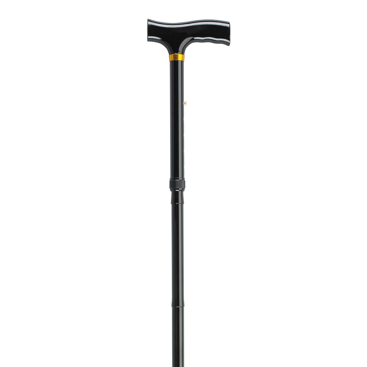 Drive Medical Lightweight Adjustable Folding Cane T Handle Black medical supply