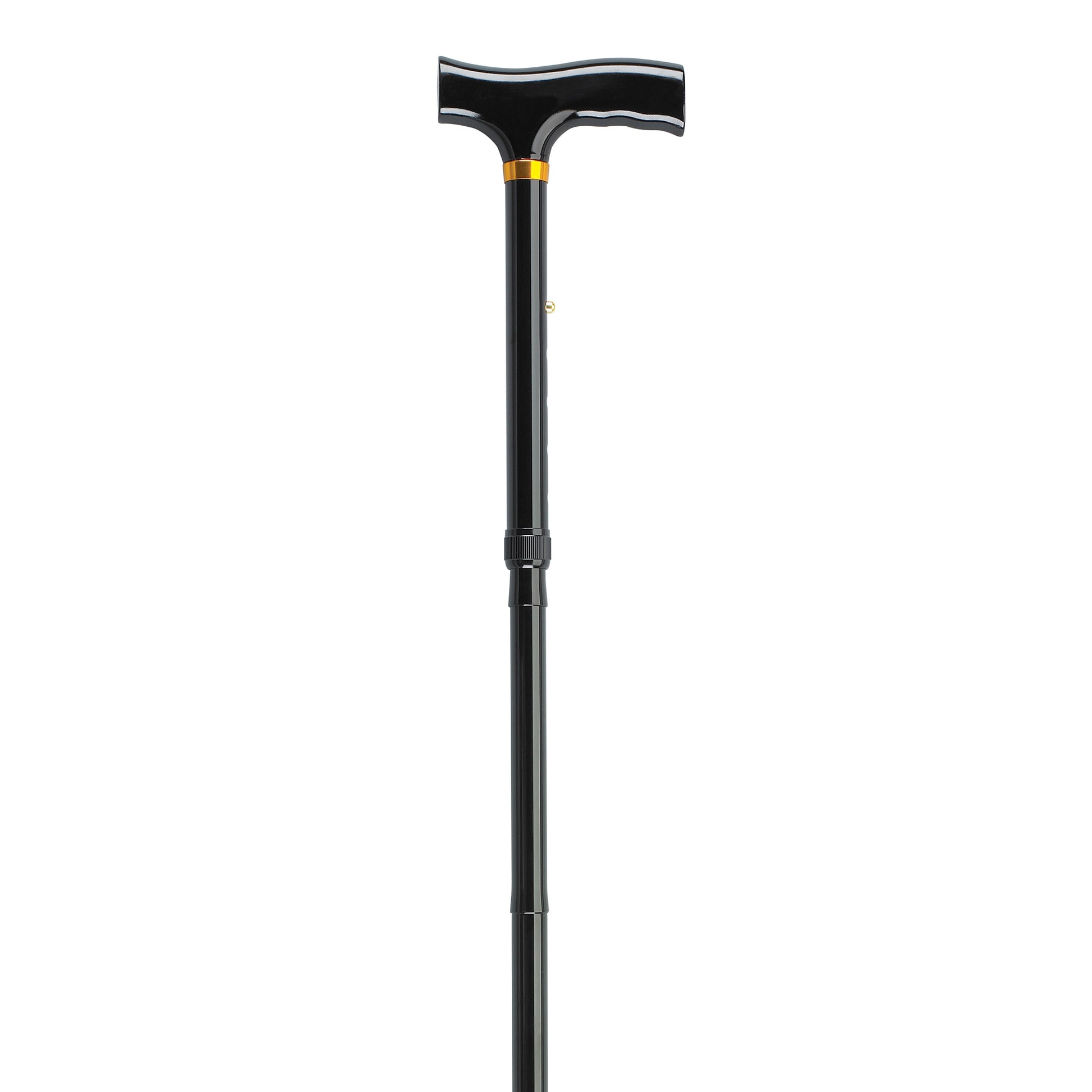 Drive Medical Lightweight Adjustable Folding Cane T Handle Black medical supply
