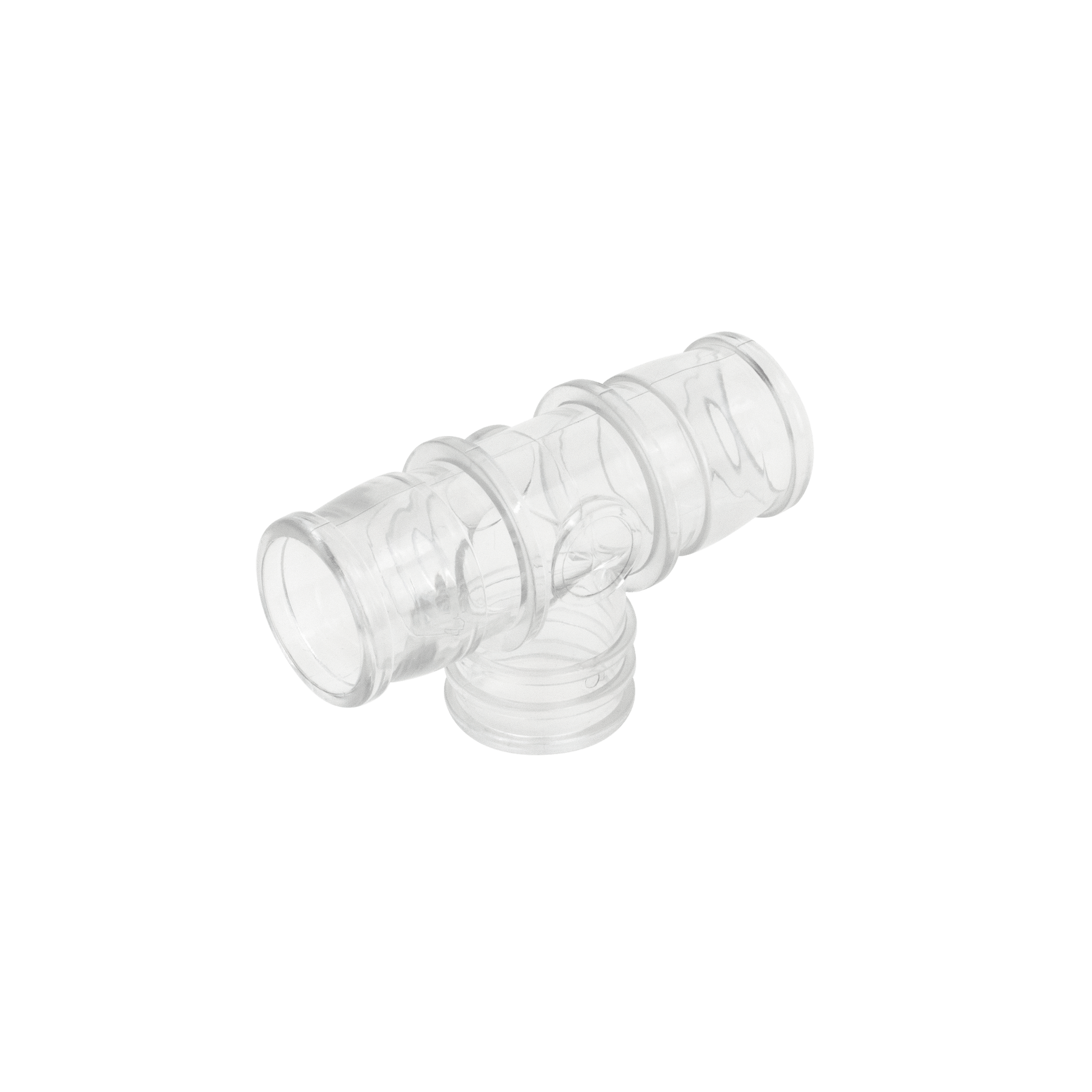 Resp-O2 Nebulizer Tee Connector Standard 22mm OD x 18mm ID 50/cs medical supply