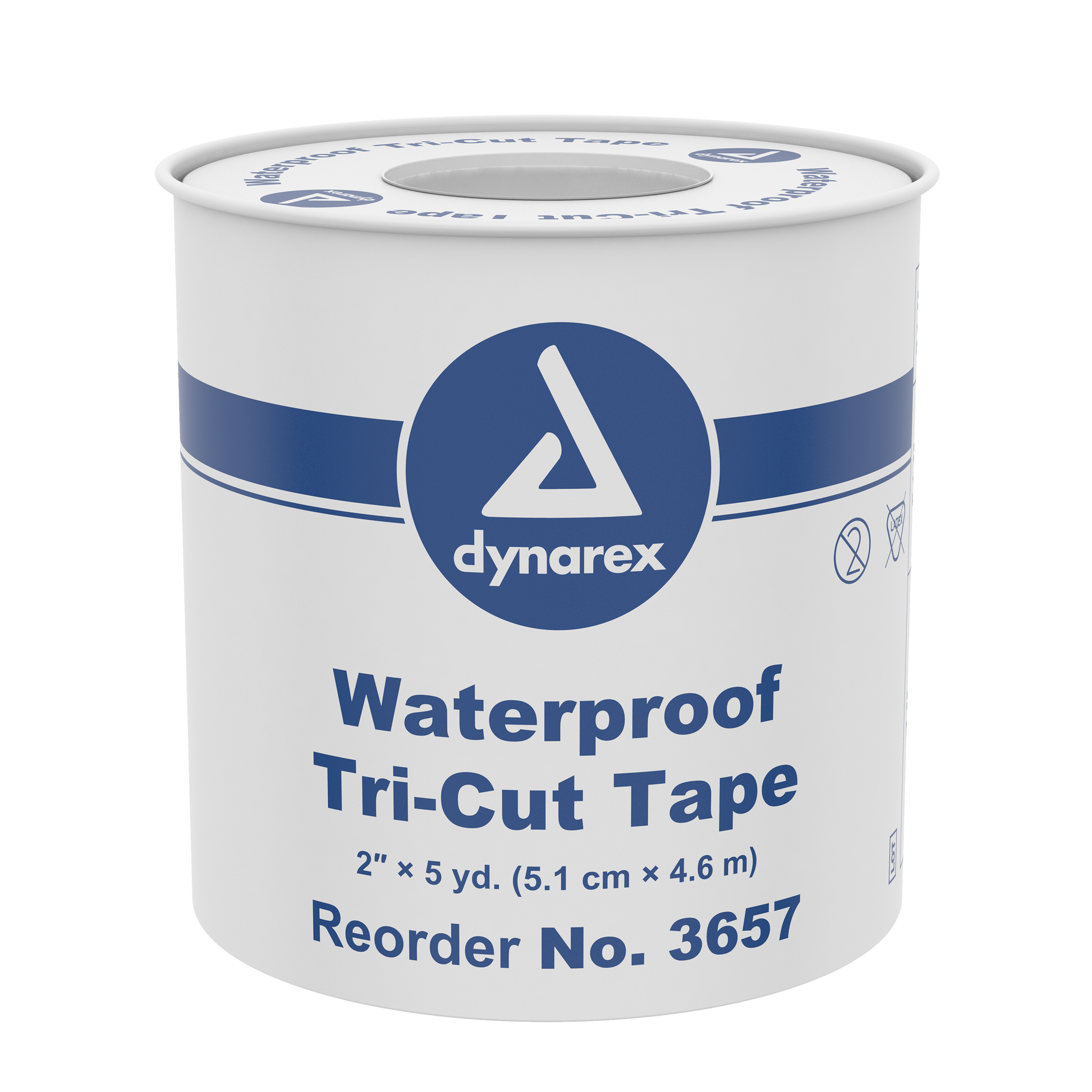 DynaSafety Waterproof Tri-Cut Tape 2in x 5 yd 72/cs medical supply