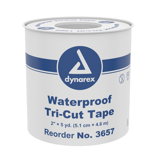 DynaSafety Waterproof Tri-Cut Tape 2in x 5 yd 72/cs medical supply