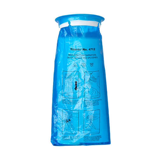 Dynarex Emesis Bag with Absorbent Pouch Blue 10/50 Case medical supply