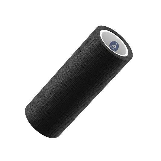 Dynarex Sensi Wrap, Self-Adherent, 4" x 5 yd Black, 18/cs medical supply