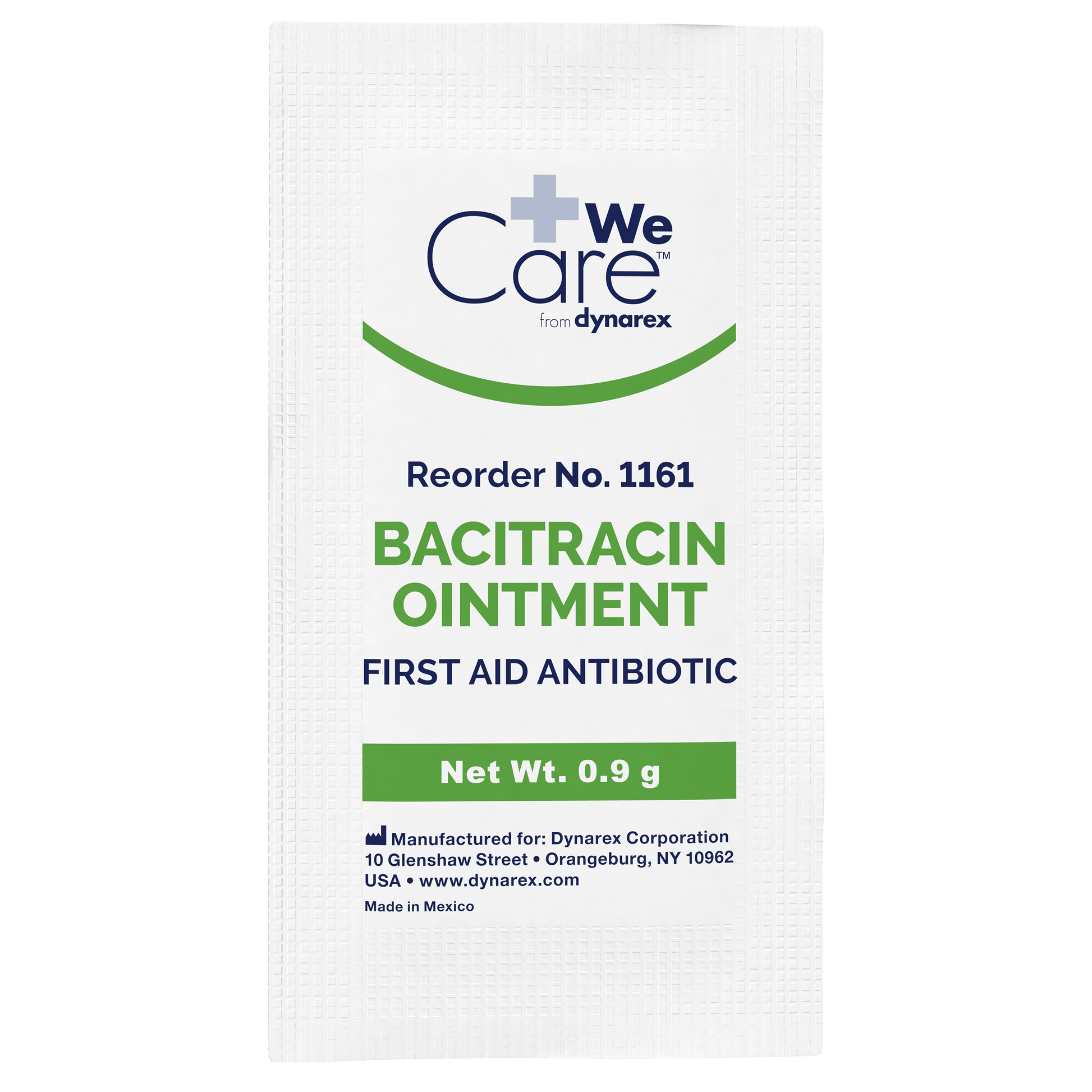 WeCare Bacitracin Ointment 0.9 g Foil Packet Case medical supply