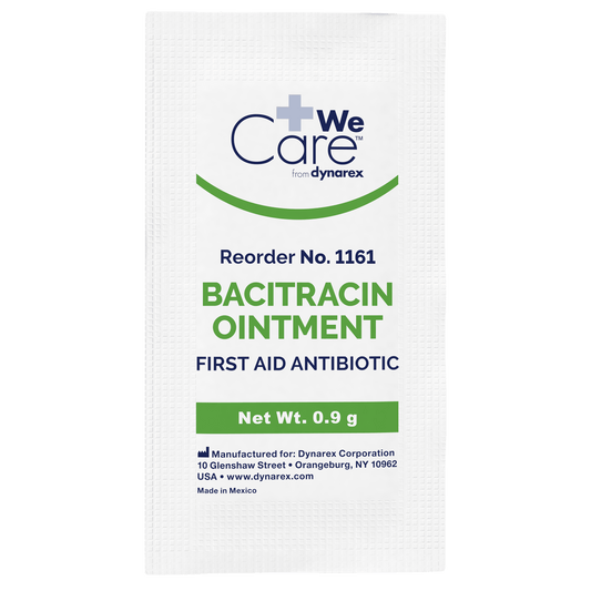 WeCare Bacitracin Ointment 0.9 g Foil Packet Case medical supply