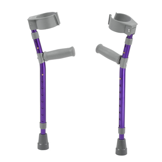 Inspired by Drive Pediatric Forearm Crutches Large Wizard Purple Pair medical supply