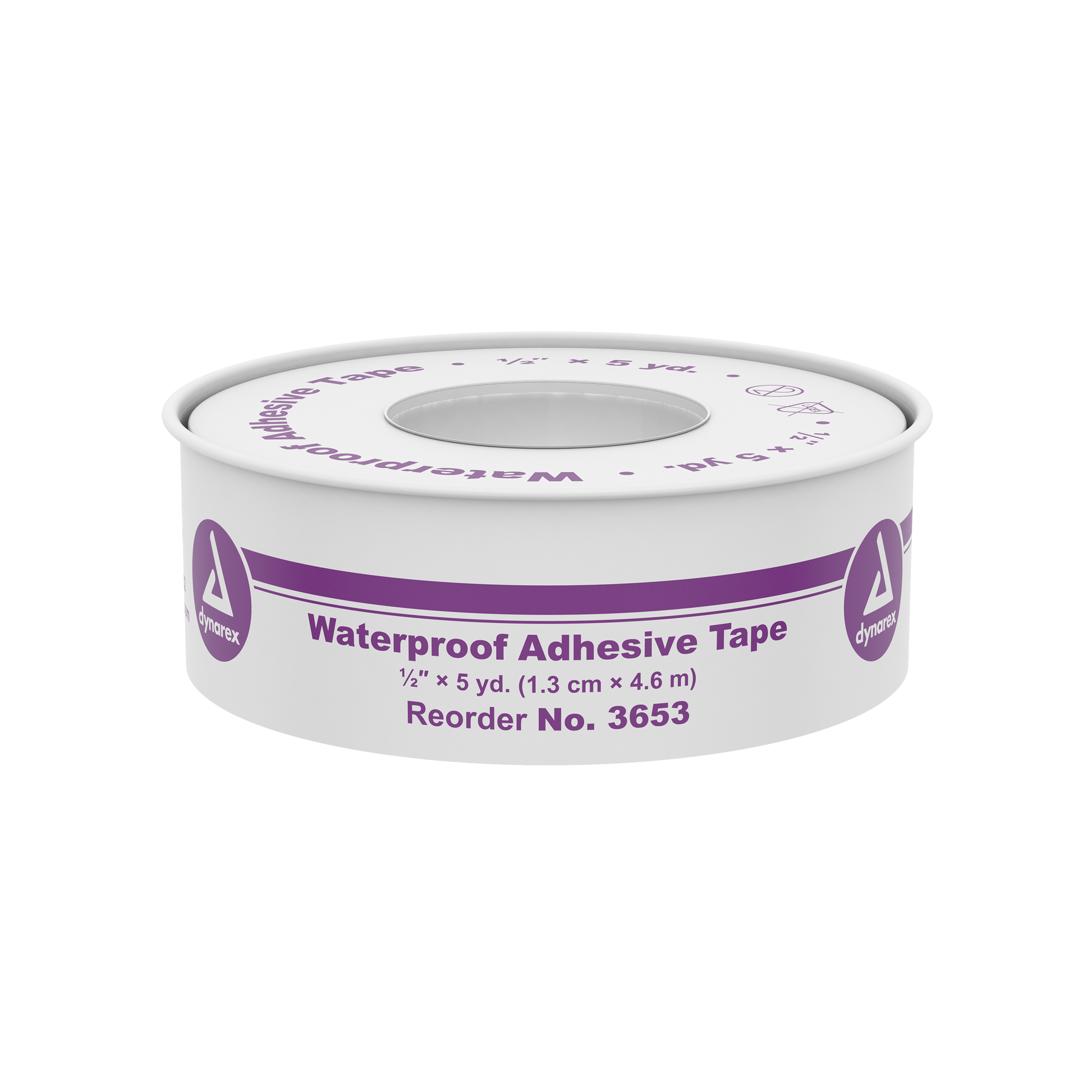 DynaSafety Waterproof Adhesive Tape 1/2in x 5 yd 288/cs medical supply