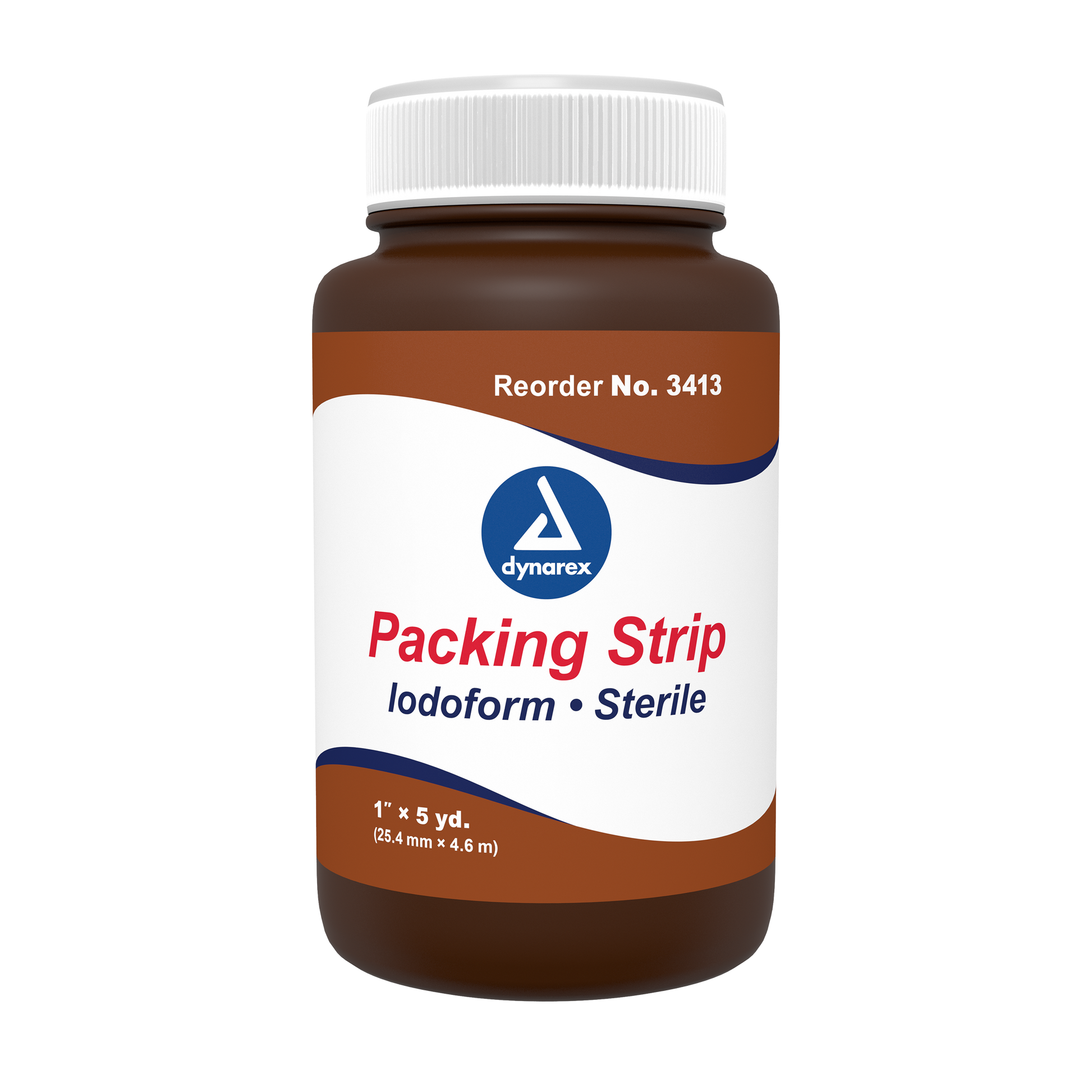 Dynarex Iodoform Packing Strips Sterile 1 in x 5 yd 12/cs medical supply