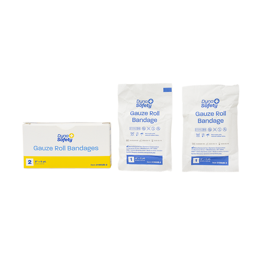 DynaSafety Gauze Roll Bandage 2 x 6 Yds 100/2/cs medical supply