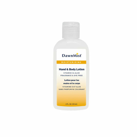 Dukal Fragrance Free Hand and Body Lotion 2 oz Case of 144 medical supply