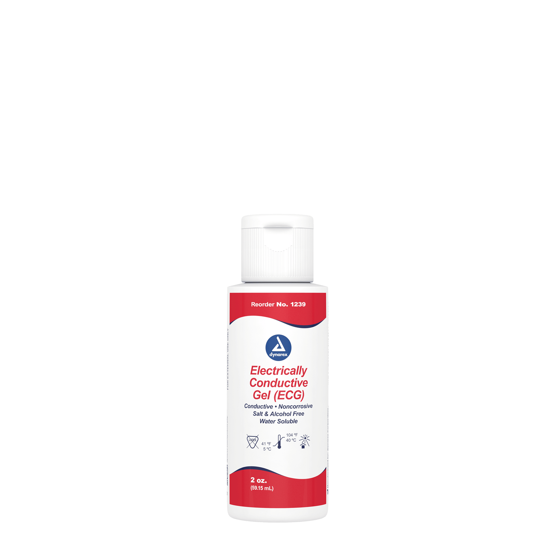Dynarex ECG Conductive Gel 2 oz Bottle 72/cs medical supply