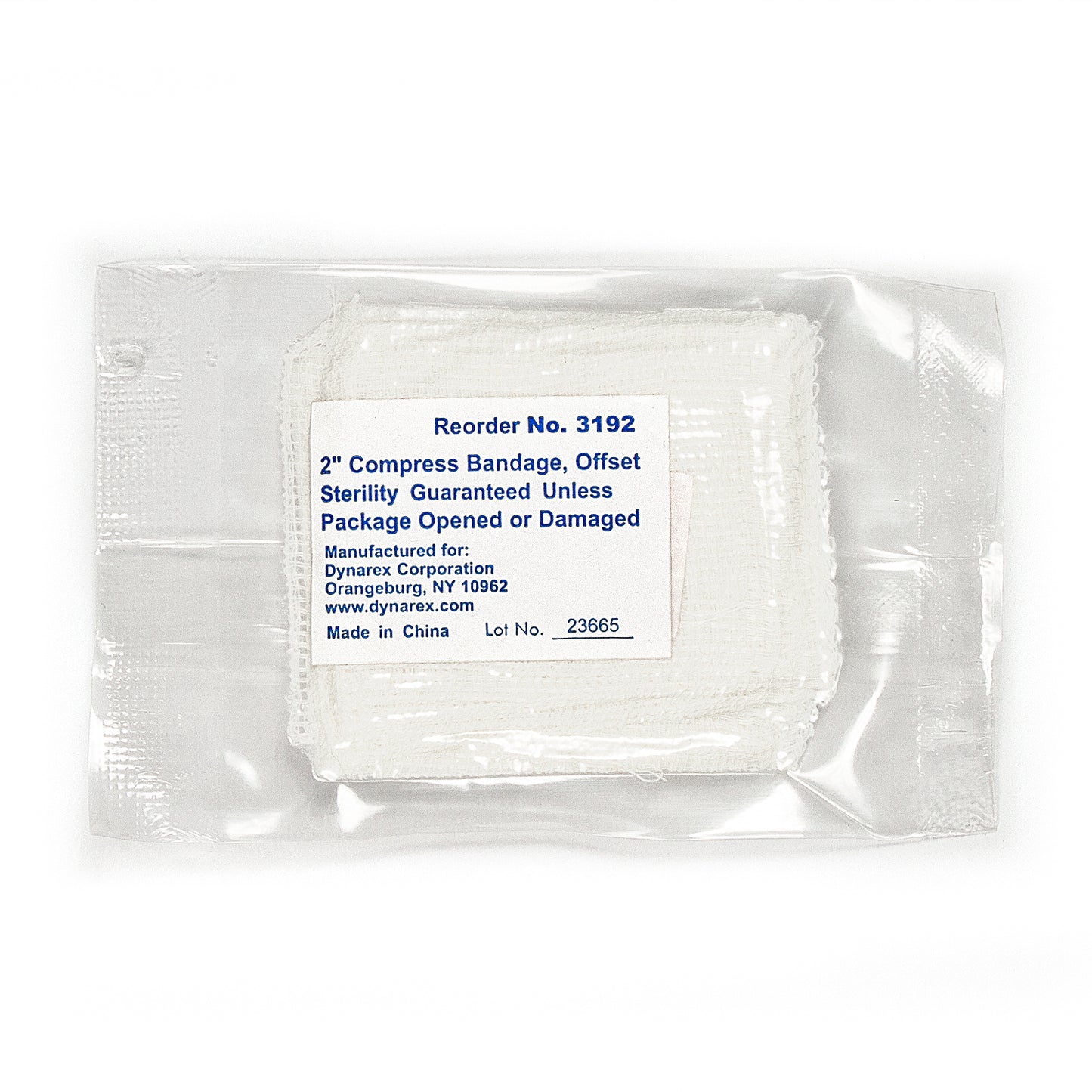 Dynarex Compress Bandage 2in Case medical supply