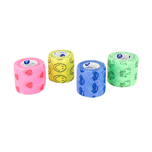 Dynarex Sensi Wrap Self-Adherent Latex-Free 2 inch x 5 yds Kids Pack 36/cs medical supply