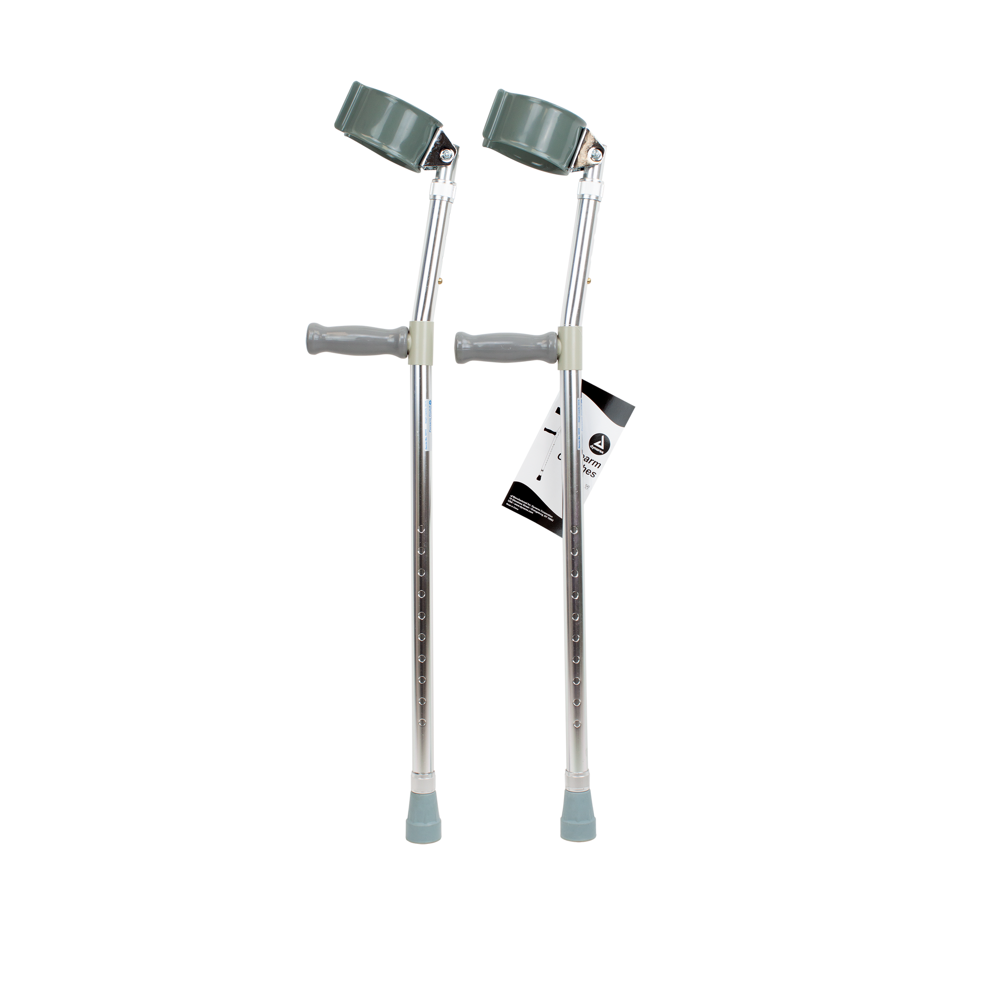 Dynarex Forearm Crutches Youth 4'2"-5'2" Case of 6 mobility medical supply