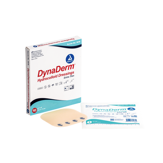 Dynarex DynaDerm Hydrocolloid Dressing Extra Thin 4x4 Case medical supply
