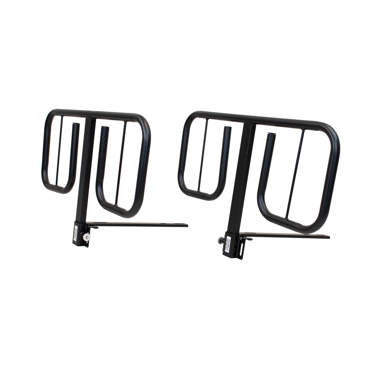 Homecare Bariatric Bed Rail, Black, 1pr/cs, medical supply