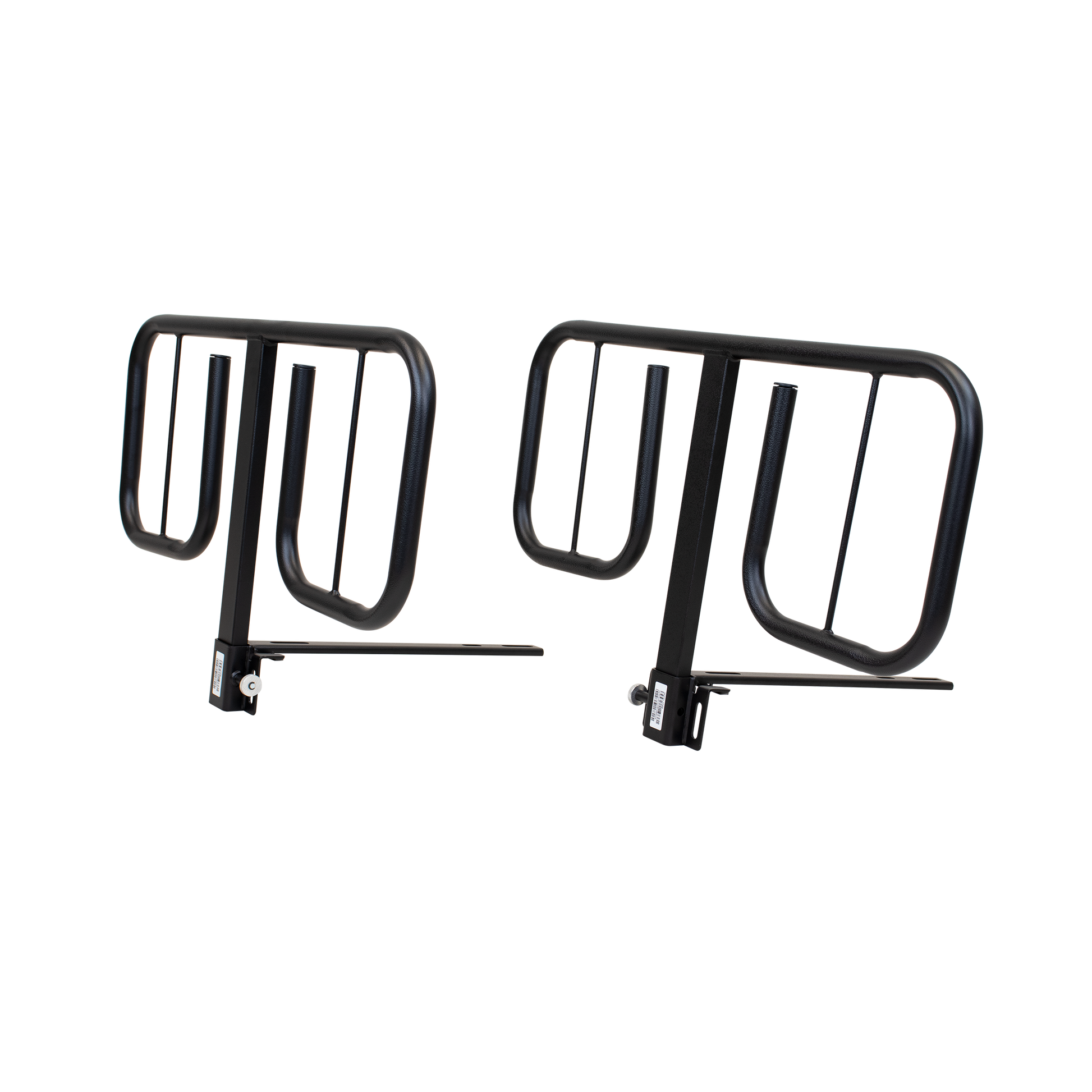 Homecare Bariatric Bed Rail, Black, 1pr/cs, medical supply
