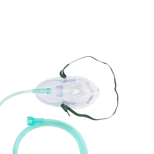 Resp-O2 Medium-Concentration Elongated Adult Universal Oxygen Mask 50/cs medical supply