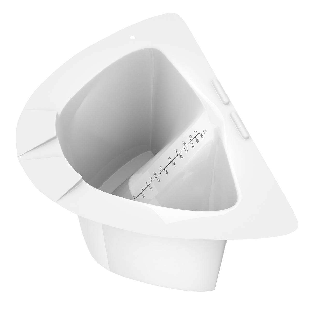 Dynarex Nuns Cap Specimen Collection Container White 100/cs medical supply