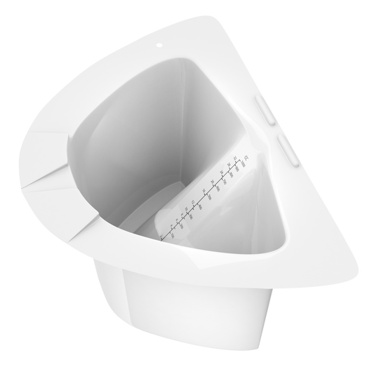 Dynarex Nuns Cap Specimen Collection Container White 100/cs medical supply