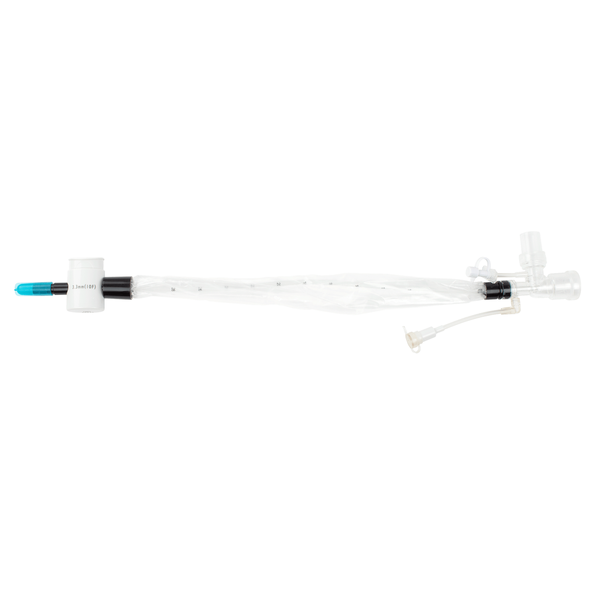 Resp-O2 Closed Suction Tracheal Catheter Double Swivel Elbow 10 Fr medical supply