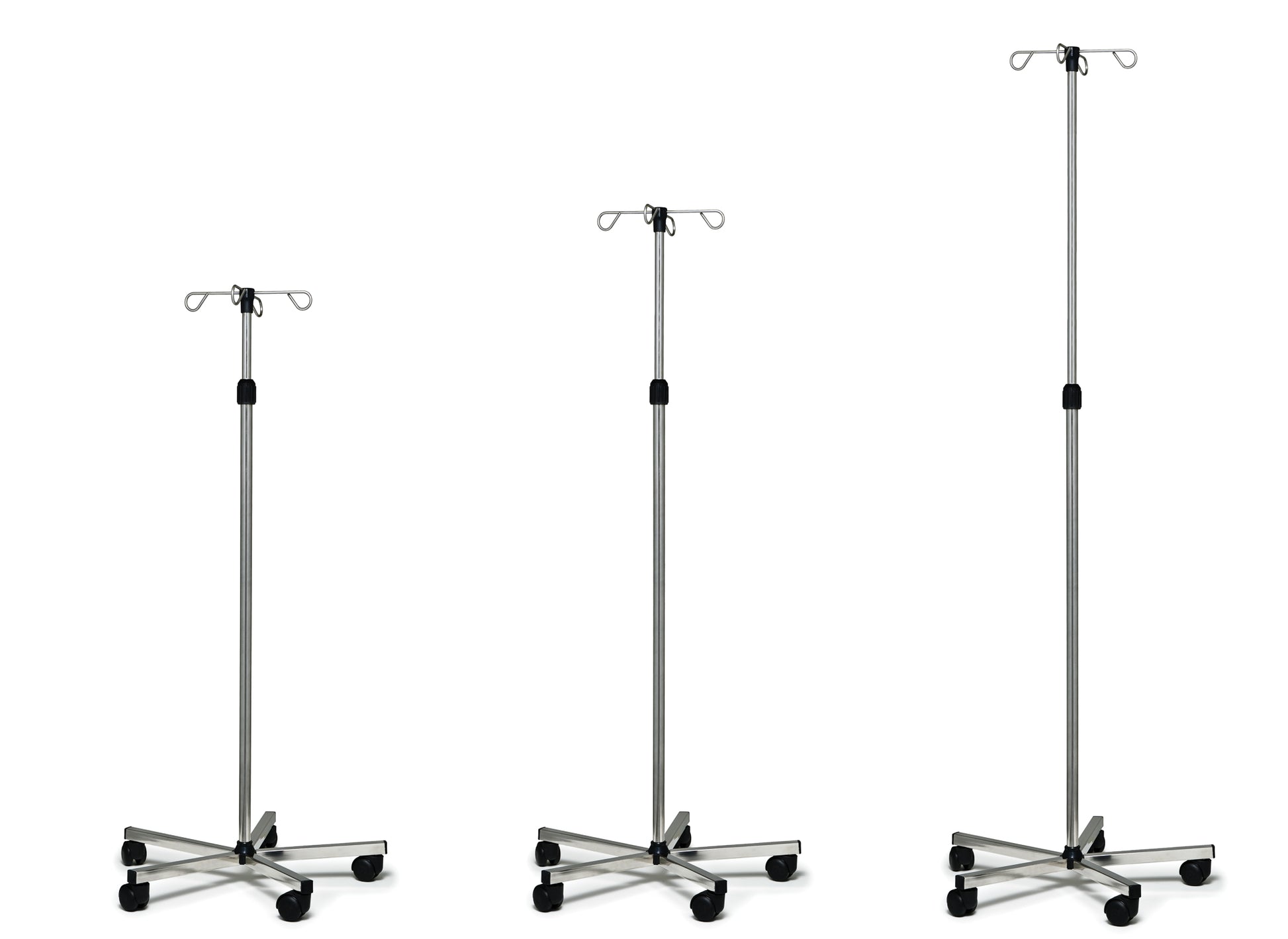 Graham Field Iv Pole Stainless Steel 4HOOK Lumex medical supply view 4