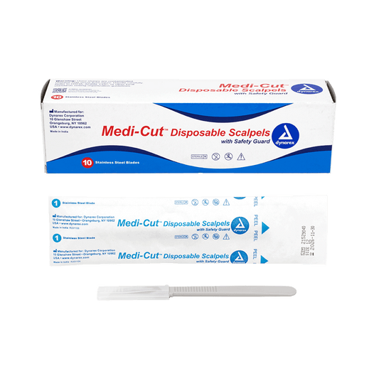 Medi-Cut Disposable Sterile Scalpels #12 10/bx medical supply