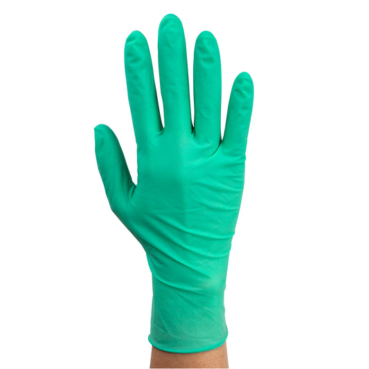 Dynarex AloeTex Latex Gloves with Aloe X-Small Green Powder-Free Case medical supply