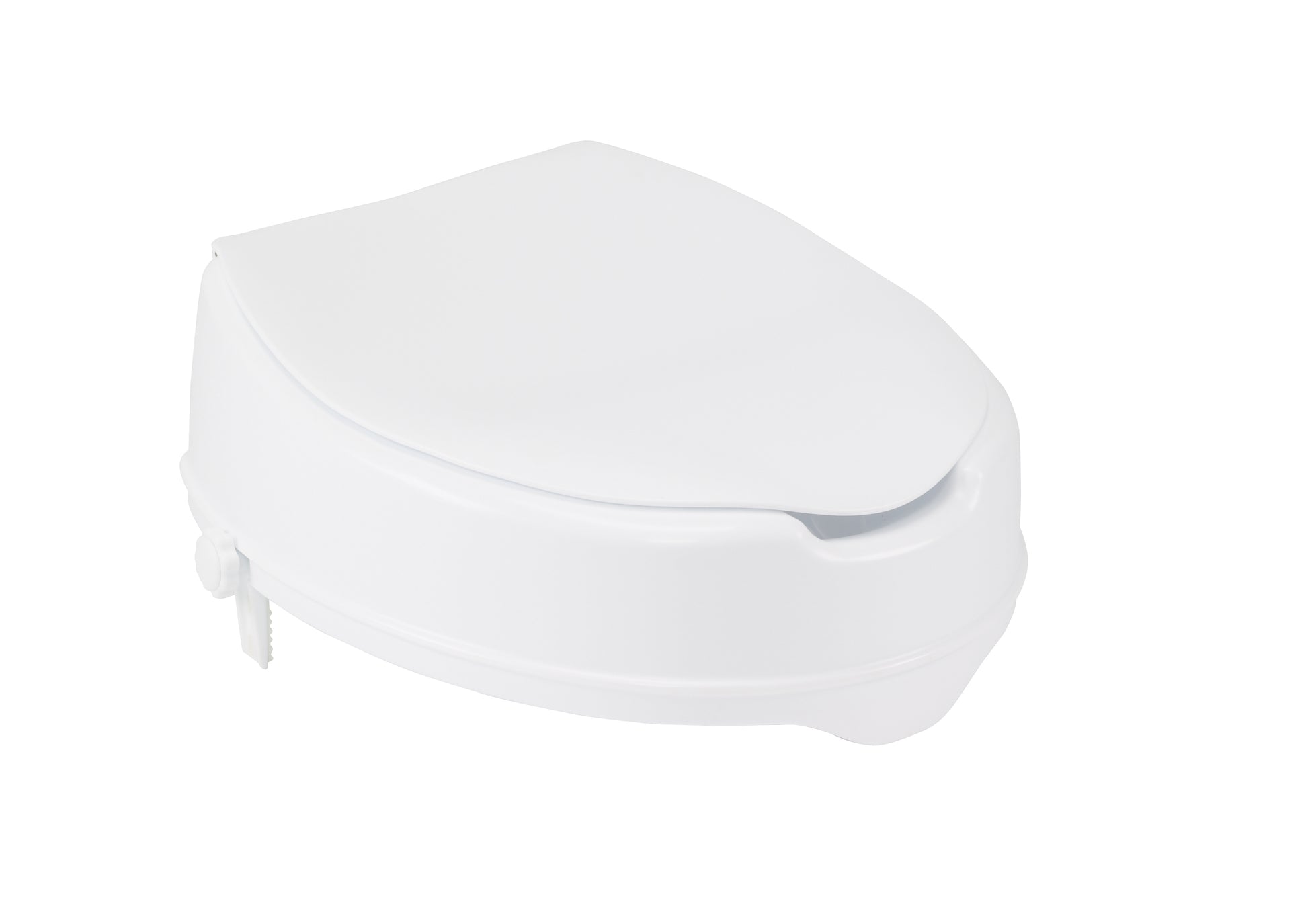 Drive Medical Raised Toilet Seat with Lock and Lid Standard 4" medical supply