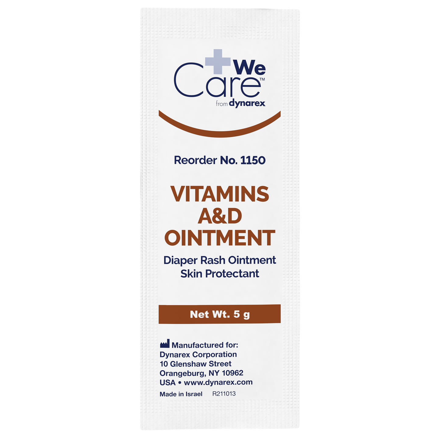 WeCare Vitamins A&D Ointment 5 g Packet Case medical supply