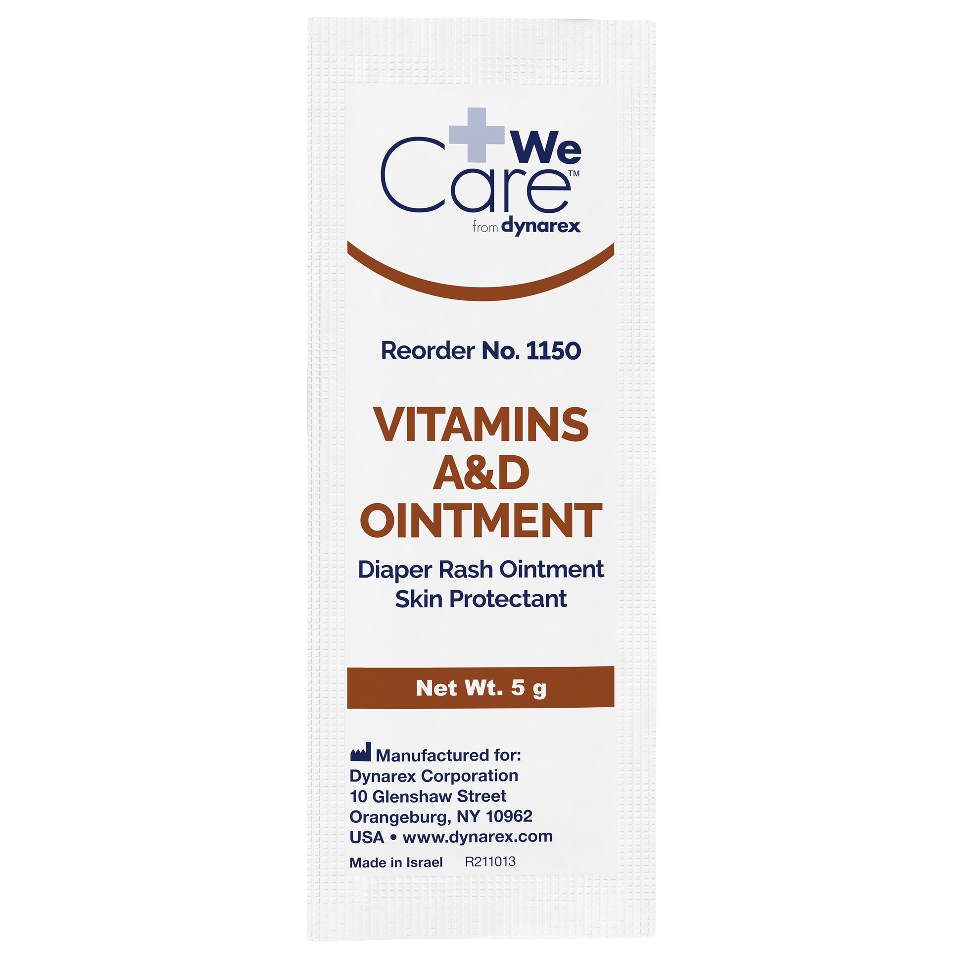 WeCare Vitamins A&D Ointment 5 g Packet Case medical supply
