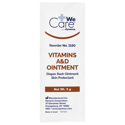 WeCare Vitamins A&D Ointment 5 g Packet Case medical supply